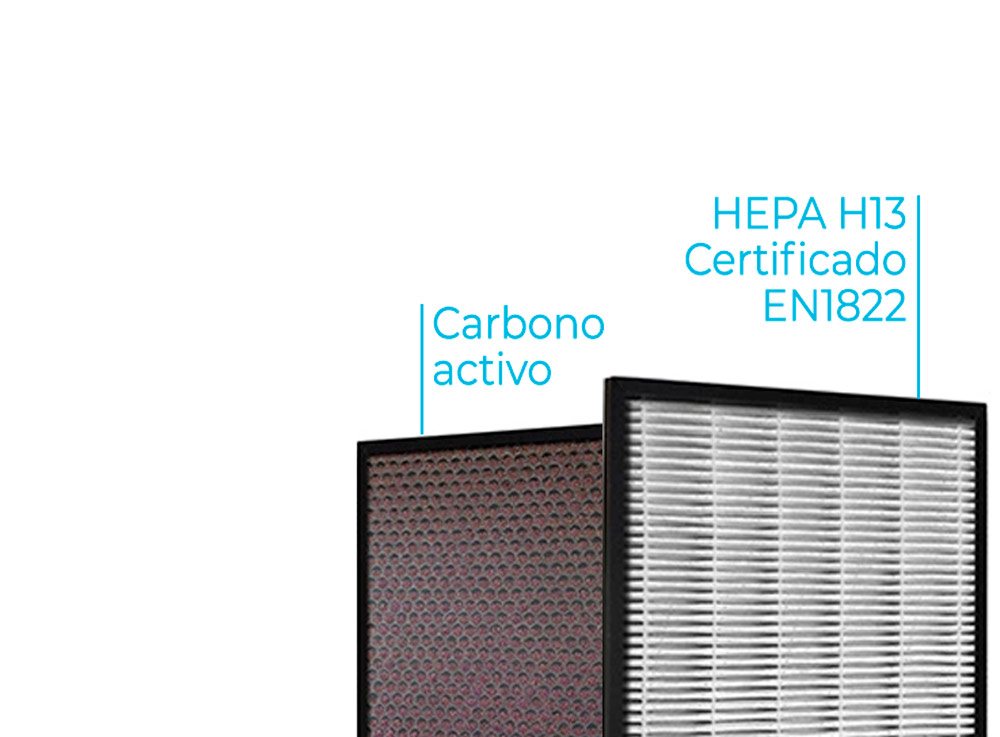 HEPA H13 EN1822 - Activated carbon